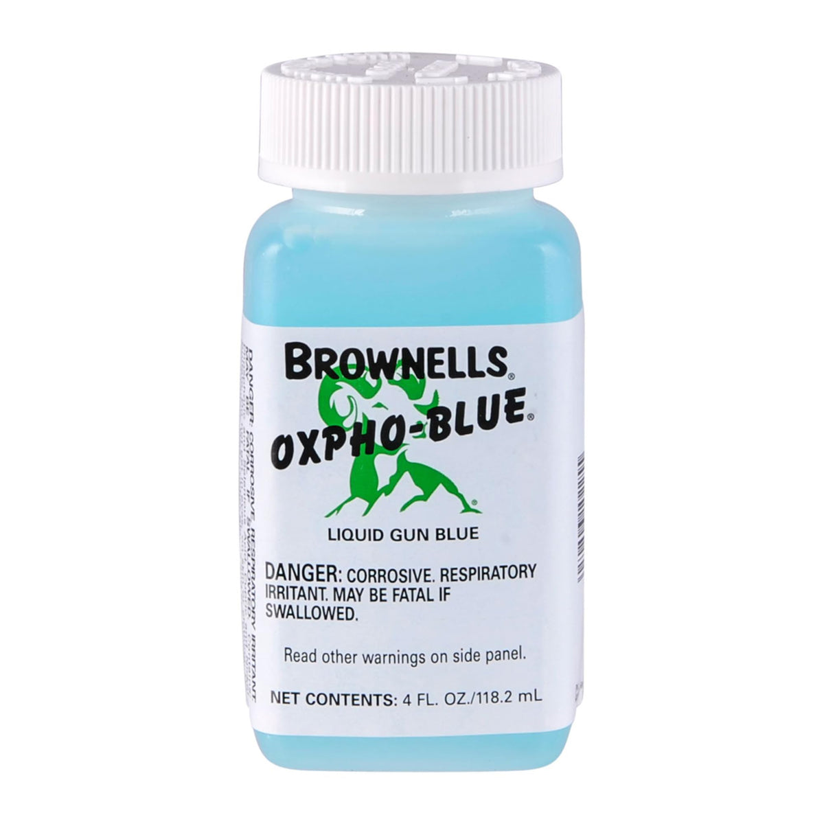Brownells Oxpho-Blue Liquid Gun Blue, a premium import, perfect for firearm care, available at Curat Cart.