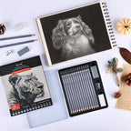 Brusarth Professional Sketch Pencils in official packaging, perfect for artists. Available at Curat Cart for premium quality.