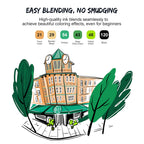 Buecs Alcohol Markers Brush Tip offer easy blending with high-quality ink, perfect for daily use. Available at Curat Cart.