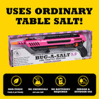 Bug-A-Salt Passion Assassin offers a fun way to eliminate pests using ordinary table salt. Perfect for indoor and outdoor use. Available at Curat Cart.