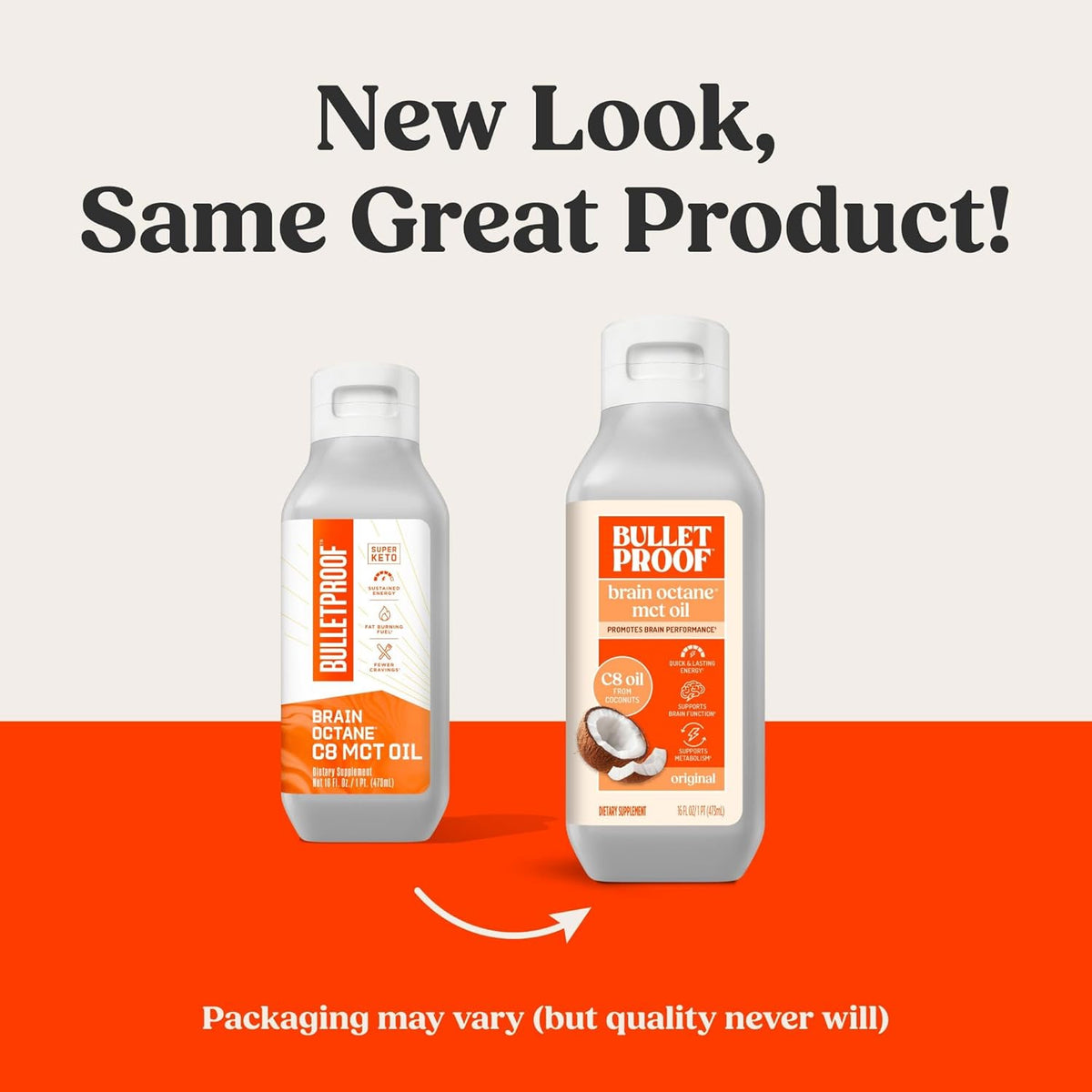 Order Bulletproof Brain Octane C8 MCT Oil online in India. New packaging, same great quality. Limited stock available.