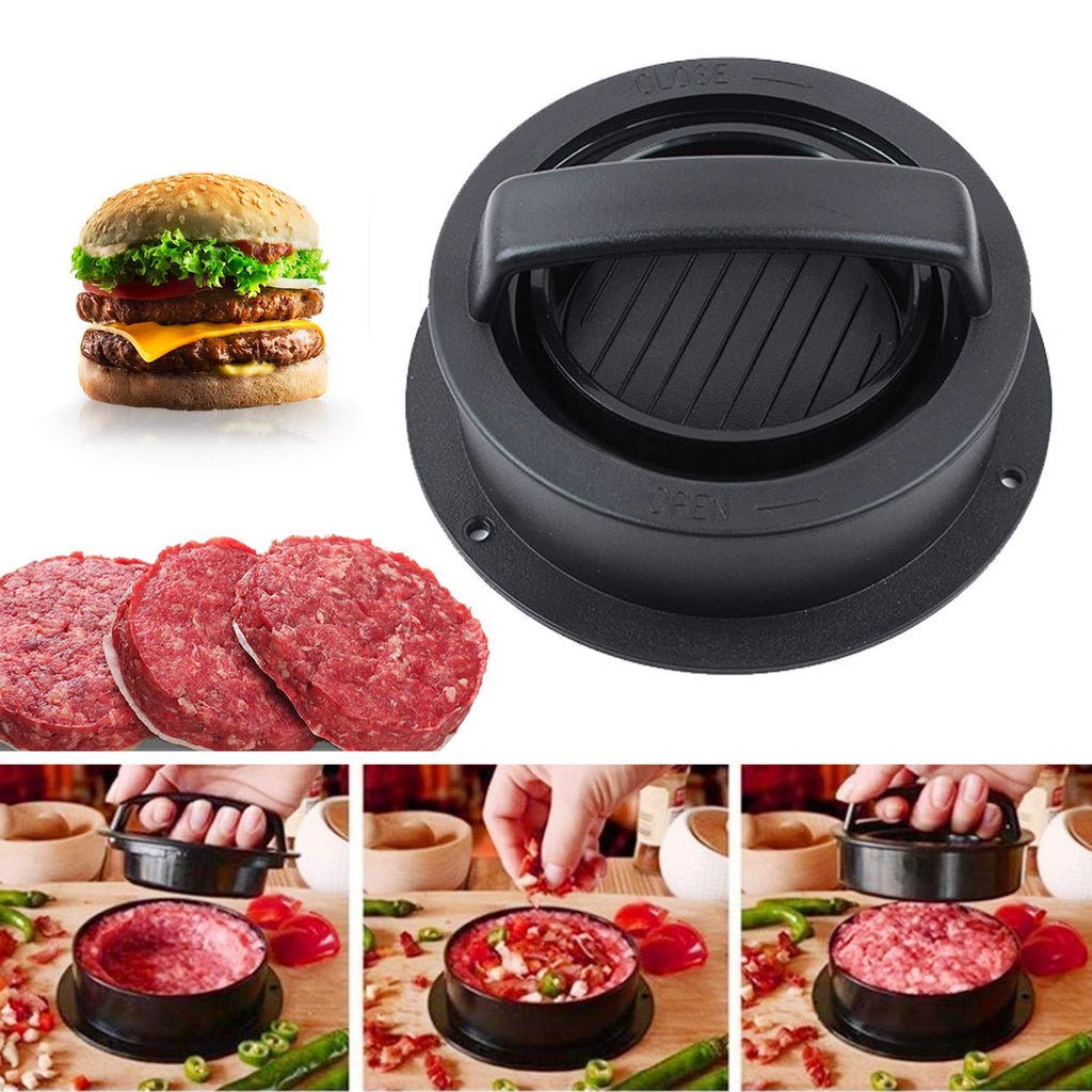 Create perfect patties with the Burger Press Hamburger Patty Maker, exclusively curated by Curat Cart for your culinary needs.