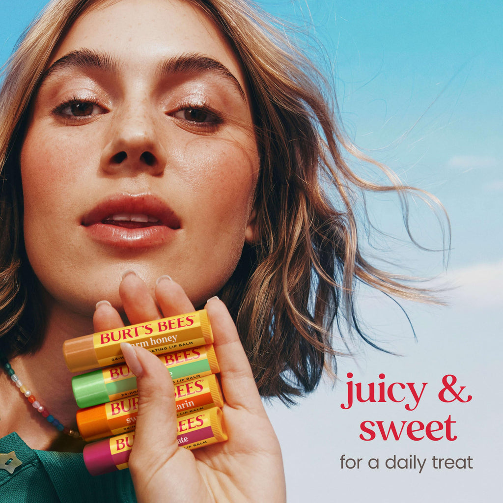 Discover Burt's Bees Gifts Ideas - Garden Party L with juicy, sweet lip balms for a daily treat. 100% authentic beauty.