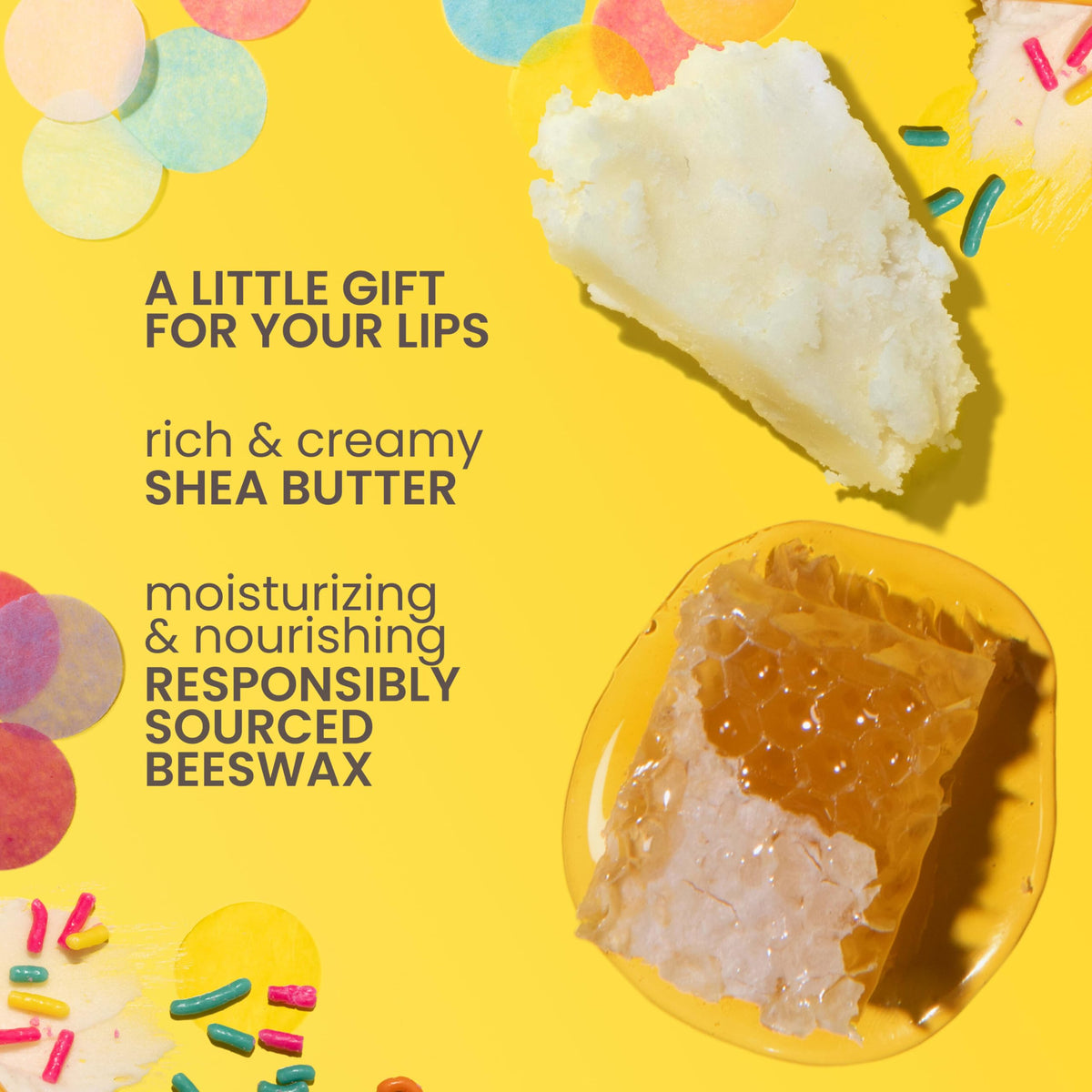 Premium Burt's Bees gift, featuring shea butter and responsibly sourced beeswax, ideal for lip care.