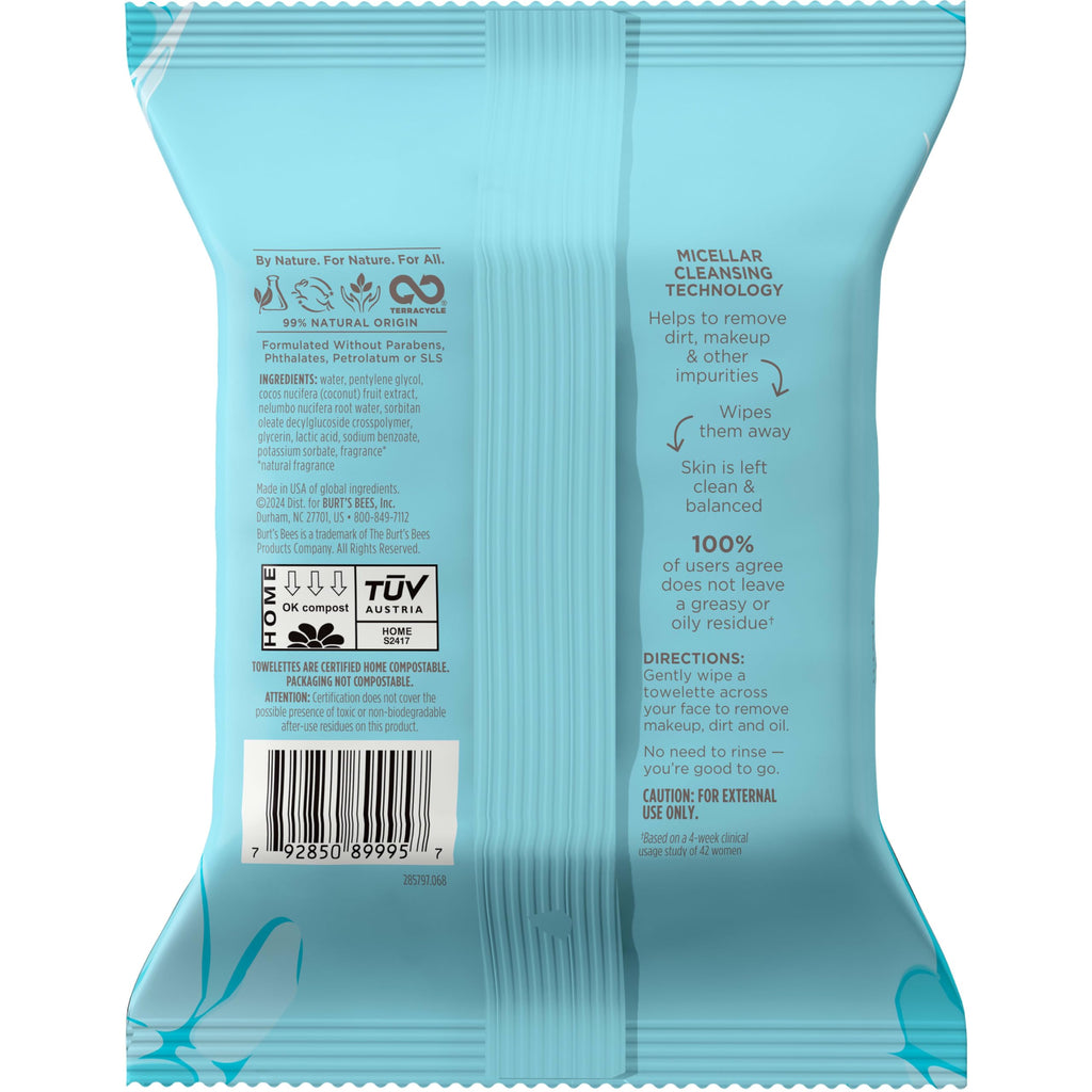 Experience Burt’s Bees Micellar Facial Towelettes, specially curated by Curat Cart for a clean, balanced skin refreshed on-the-go.