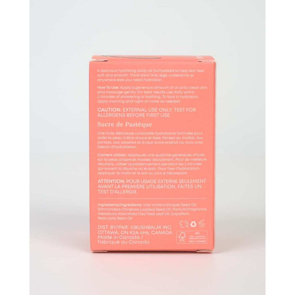 Bushbalm 2-Step Ingrown Hair Routine. Hydrating formula helps prevent ingrown hairs. Verified by CuratCart. Made in Canada.