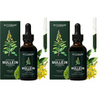 Betterbrand Mullein Drops, Alchohol-Free Lung Detox with Chlorophyll | 30:1 Mullein Leaf Tincture, Lung Cleanse, Long-Term Lung & Respiratory Health, Mullein Drops Supplement, Improved Airflow