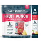 Bare Bones Lemonade Collagen Protein Powder Drink Mix, 16 Stick Packets | 5g Collagen Protein | Prebiotic Collagen Drink Mix for Water | Naturally Sweetened, Light & Flavorful | Gluten & Dairy Free