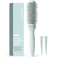 AIMIKE NaturaVol Small Round Brush for Blow Drying Short Hair and Bangs | 1.3"Barrel (2.1" with Bristles), Nano Thermal Ceramic Tech for Blow Out, Round Hair Brush for Smooth & Curl Styling At Home