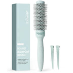 AIMIKE NaturaVol Small Round Brush for Blow Drying Short Hair and Bangs | 1.3"Barrel (2.1" with Bristles), Nano Thermal Ceramic Tech for Blow Out, Round Hair Brush for Smooth & Curl Styling At Home