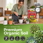 Premium organic Cactus & Succulent Soil Mix from Curat Cart, available in India. 100% Authentic for healthy plants.