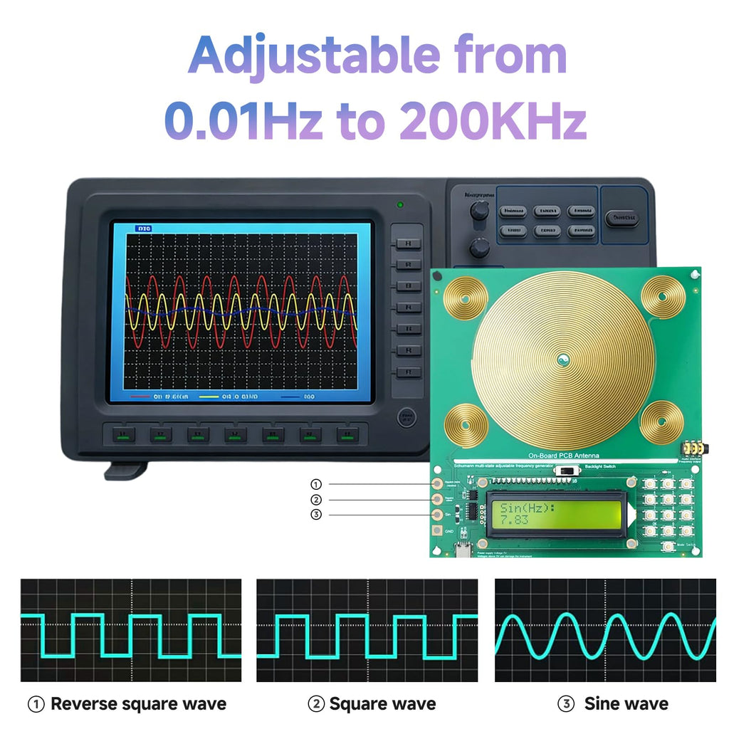 Calamity Frequency Generator Healing features a high-quality adjustable display, perfect for precise frequency settings. Available at Curat Cart.