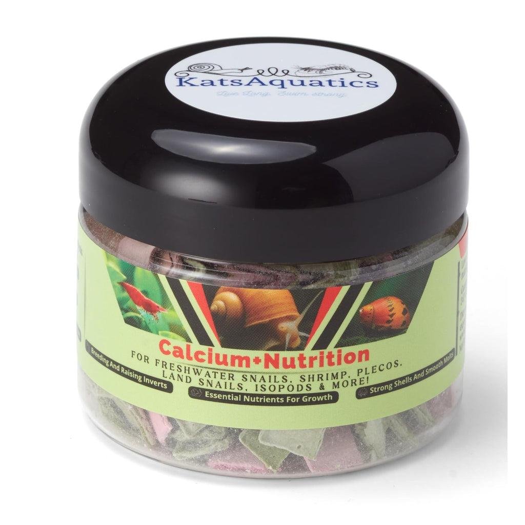 Calcium Nutrition for Aquatic Life in high-quality packaging, essential nutrients for snails and shrimp. Available at Curat Cart.