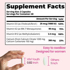 Calcium Supplements for Women, specially curated by Curat Cart, easy to swallow, designed for optimal health. Perfect for daily wellness.