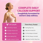 Premium calcium supplements for women, specially curated by Curat Cart for daily wellness and support.