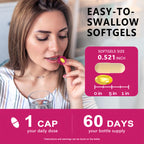 Calcium Supplements for Women, easy-to-swallow softgels perfect for daily use. Upgrade your routine with Curat Cart's premium quality.