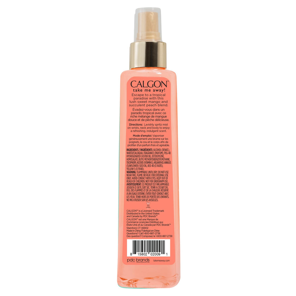 Premium imported Calgon fragrance body mist, Morning Glory scent. Lightweight mist for refreshing fragrance anytime.