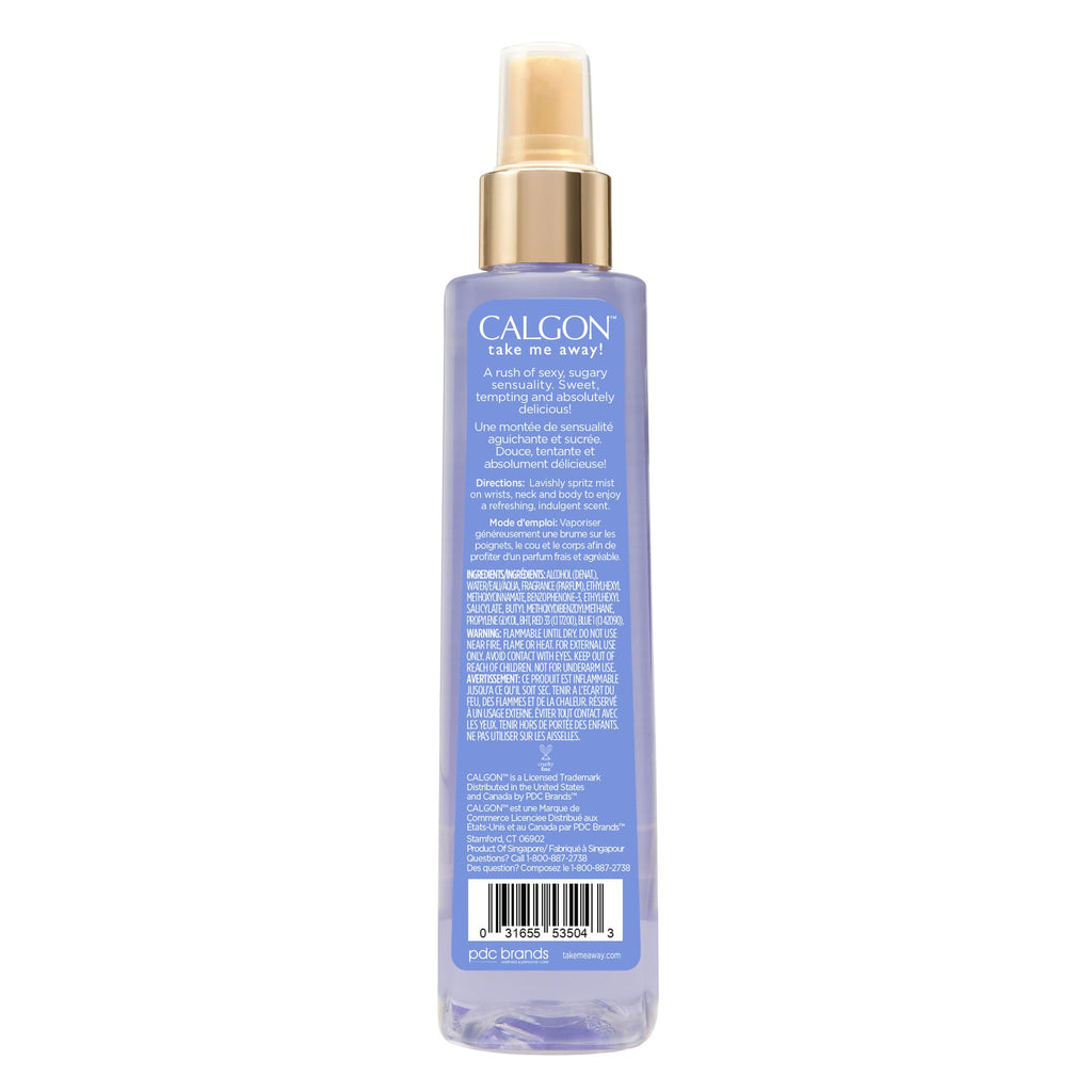 Calgon Morning Glory Fragrance Body Mist; a soothing body spray for a floral, refreshing scent. Verified by CuratCart.