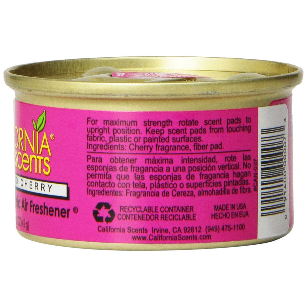California Scents Organic Air Freshener offers a delightful cherry fragrance. 100% Authentic, available at Curat Cart in India.