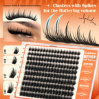 Calphdiar Bottom Lash Clusters offer custom-fitted, flawless extensions for a dramatic fluttering effect. Verified by CuratCart.