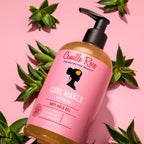 Premium imported Camille Rose Curl Maker defines curls with marshmallow root and agave leaf extract for soft hold.