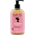 Camille Rose Curl Maker is a 12 oz soft hold gel with marshmallow and agave leaf extract for authentic curl definition.