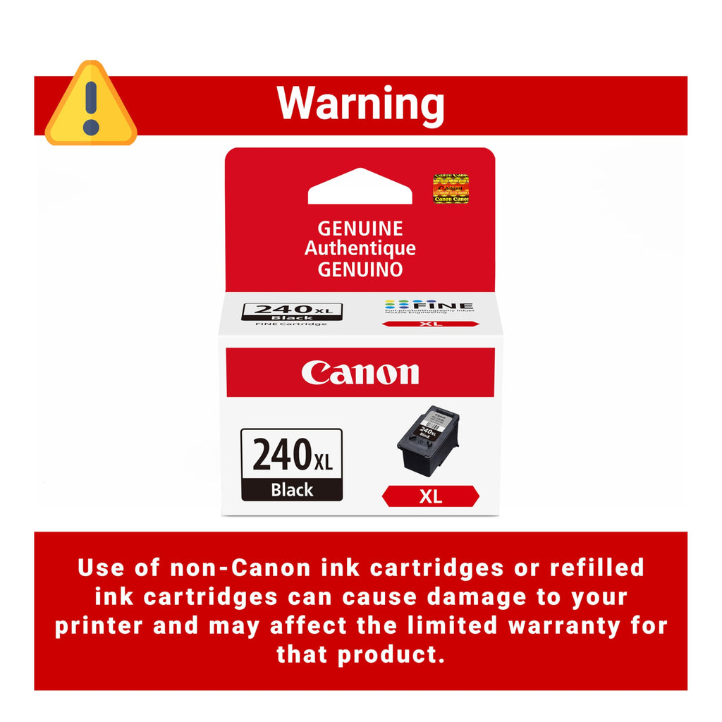 Upgrade your printing with the Canon PG-240 XL Black Ink Cartridge, perfect for daily use. Available at Curat Cart.