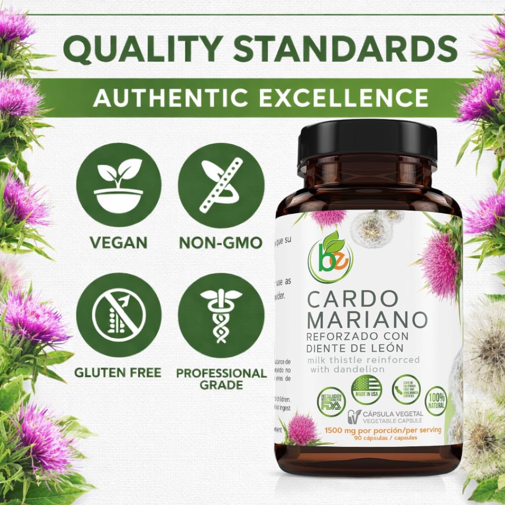 Experience authentic excellence with Cardo Mariano Diente Leon from Curat Cart, featuring vegan, non-GMO milk thistle and dandelion.