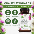 Experience authentic excellence with Cardo Mariano Diente Leon from Curat Cart, featuring vegan, non-GMO milk thistle and dandelion.