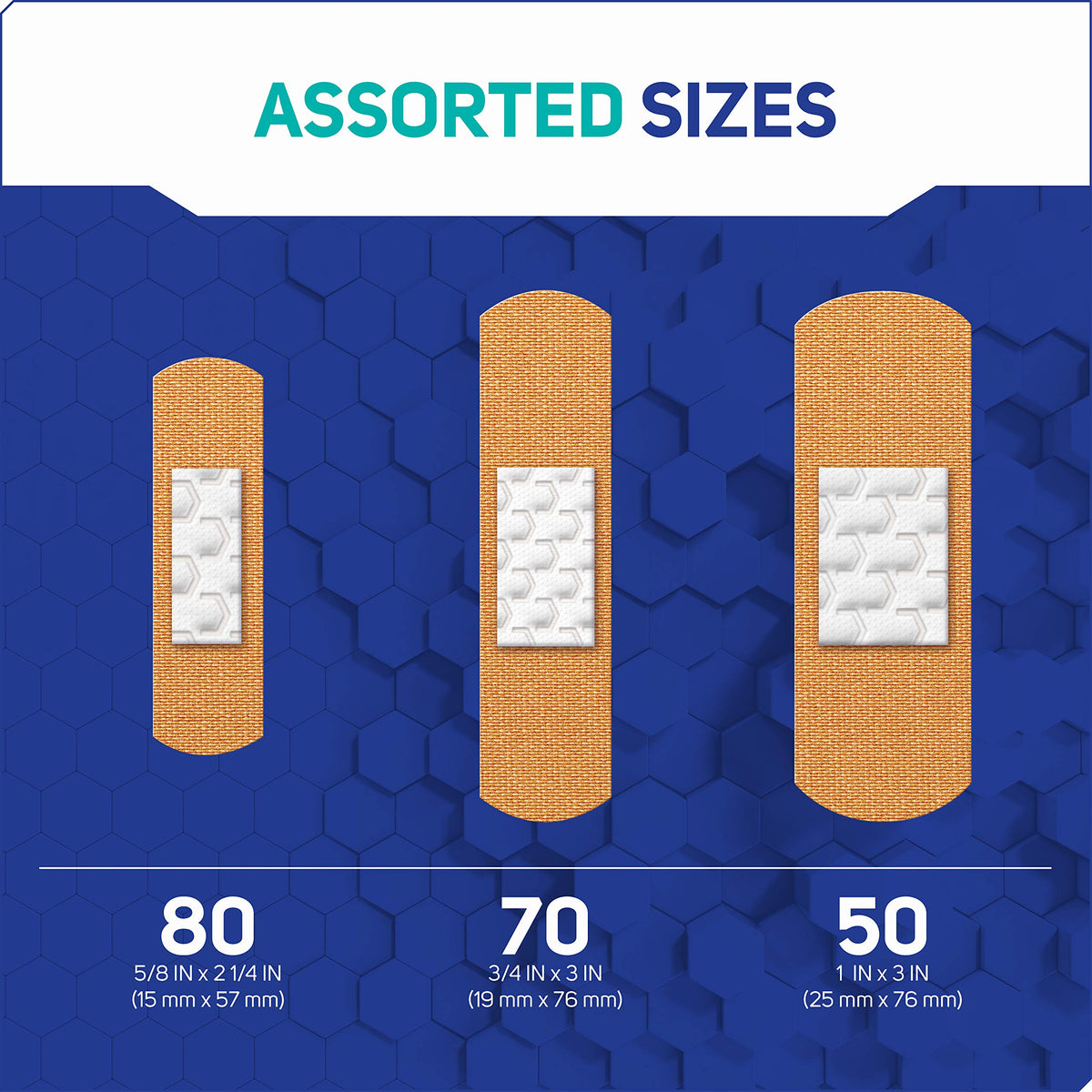Discover Care Science Fabric Adhesive Bandages, assorted sizes for every need, exclusively at Curat Cart. Perfect for all your first aid requirements.