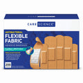 Discover Care Science Fabric Adhesive Bandages, premium import offering antibacterial protection and breathable comfort. Available at Curat Cart.