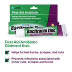 CareAll Bacitracin Antibiotic Ointment in official packaging, helps heal burns, cuts, and scrapes effectively. Available at Curat Cart.