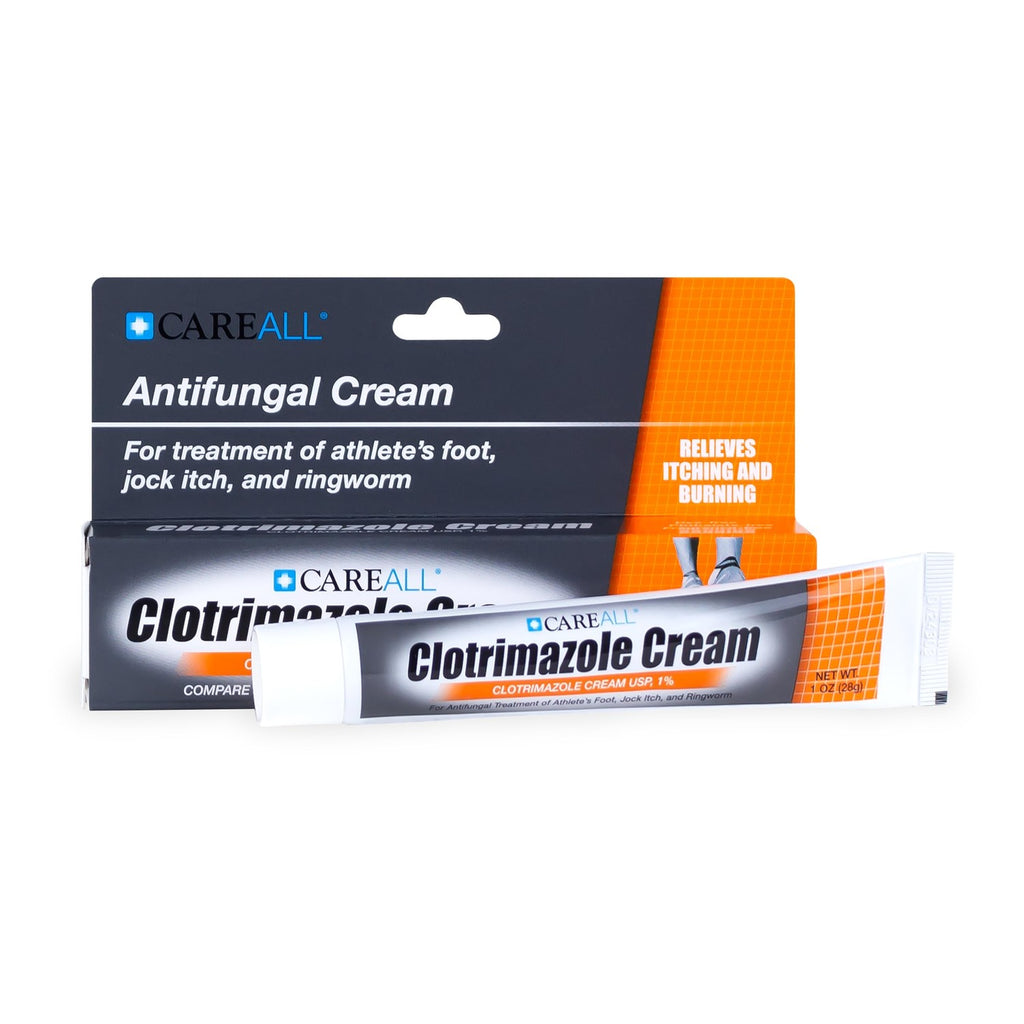 CareAll Clotrimazole Antifungal Cream, a premium import for effective relief from athlete's foot and jock itch, available at Curat Cart.