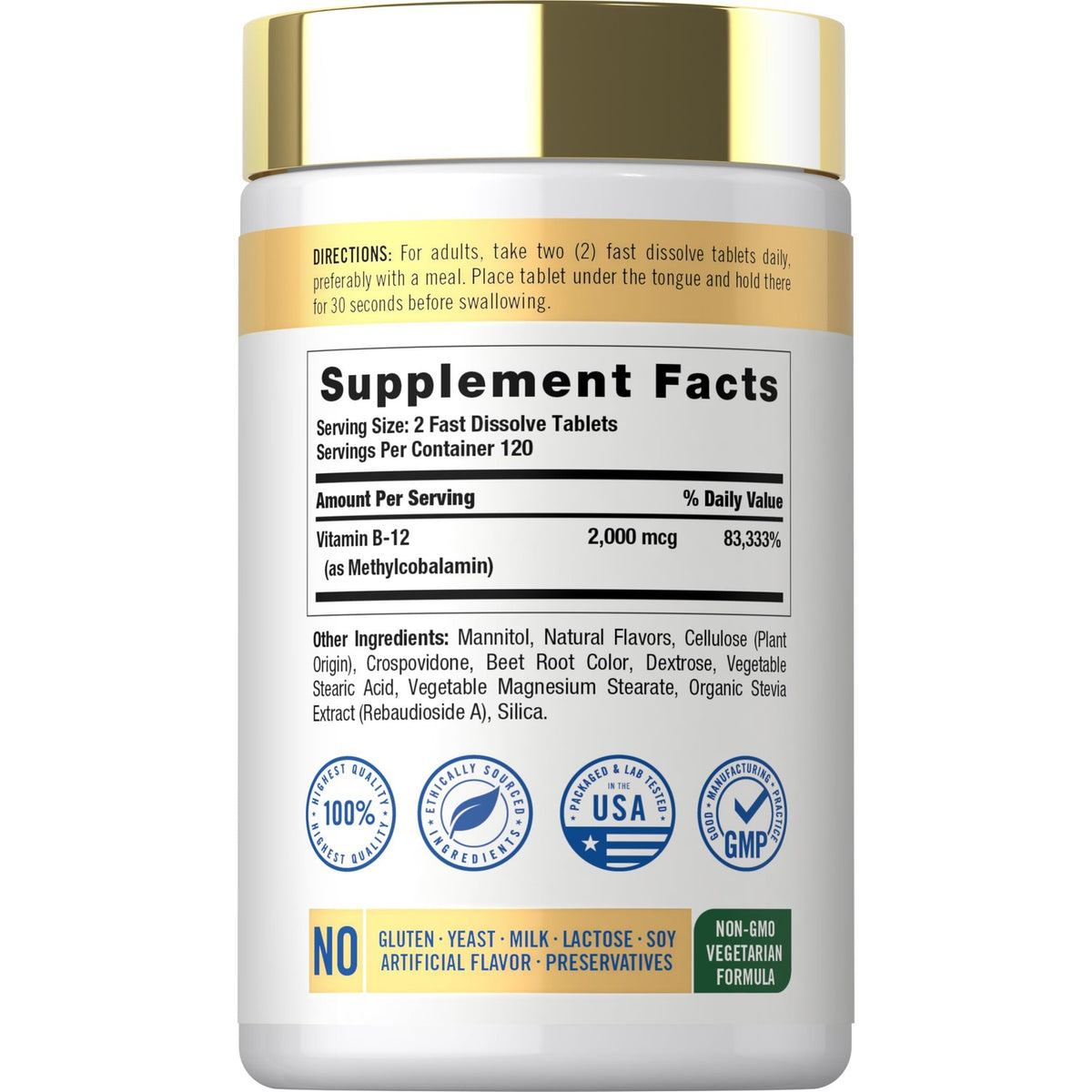 Carlyle B12 Vitamin, 100% Authentic, offers fast dissolve tablets for energy support. Available in India at Curat Cart.