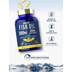 Carlyle Fish Oil Omega 3 Supplement offers 2000mg of odorless fish oil, perfect for daily health support. Available at Curat Cart.