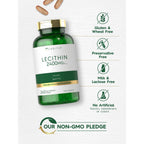 Discover Carlyle Lecithin Supplement, 2400mg, gluten-free and non-GMO, exclusively at Curat Cart for optimal health.