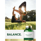 Carlyle Lecithin 2400mg supplement, a premium import, promotes wellness and balance. Available at Curat Cart.