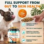 Carmelie Probiotics for Dogs ensures digestive health and immune support. 100% Authentic, available at Curat Cart in India.