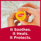 Carmex Medicated Lip Balm, specially curated by Curat Cart, soothes, heals, and protects lips effectively.