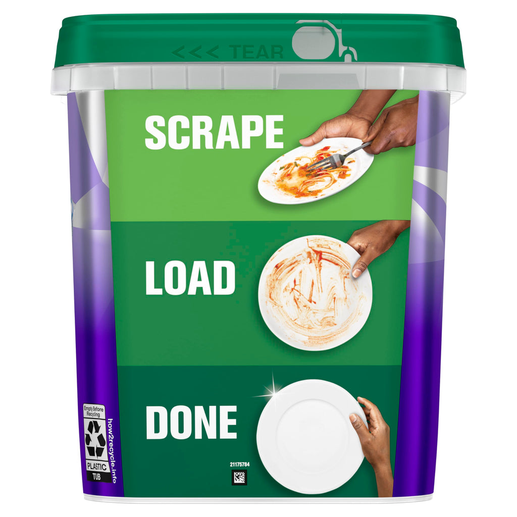 Cascade Platinum Plus Dishwasher Pods come in official packaging with clear usage instructions for optimal cleaning. Available at Curat Cart.