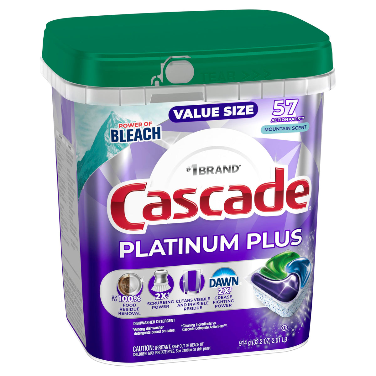 Cascade Platinum Plus Dishwasher Pods deliver 100% Authentic cleaning power. Available in India at Curat Cart. Experience sparkling dishes.