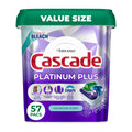 Discover Cascade Platinum Plus Dishwasher Pods, premium imported cleaning power in a value size. Available at Curat Cart.
