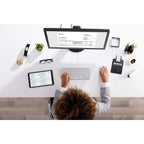 Casio HR-170RC Plus Mini Calculator on a modern workspace. 100% Authentic, available at Curat Cart in India.