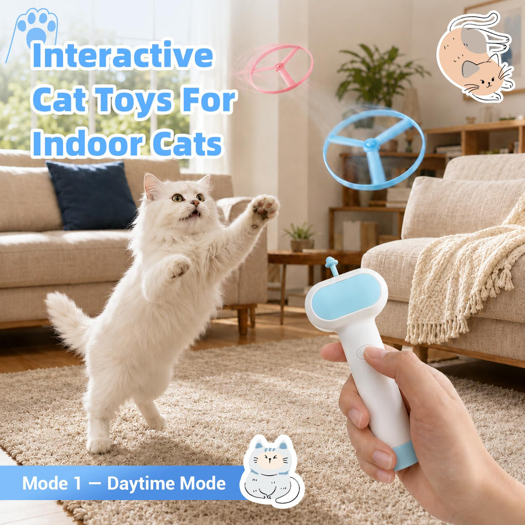 Engage your cat with the Cat Fetch Toy with Launcher from Curat Cart, perfect for interactive playtime indoors. Upgrade your cat's fun.
