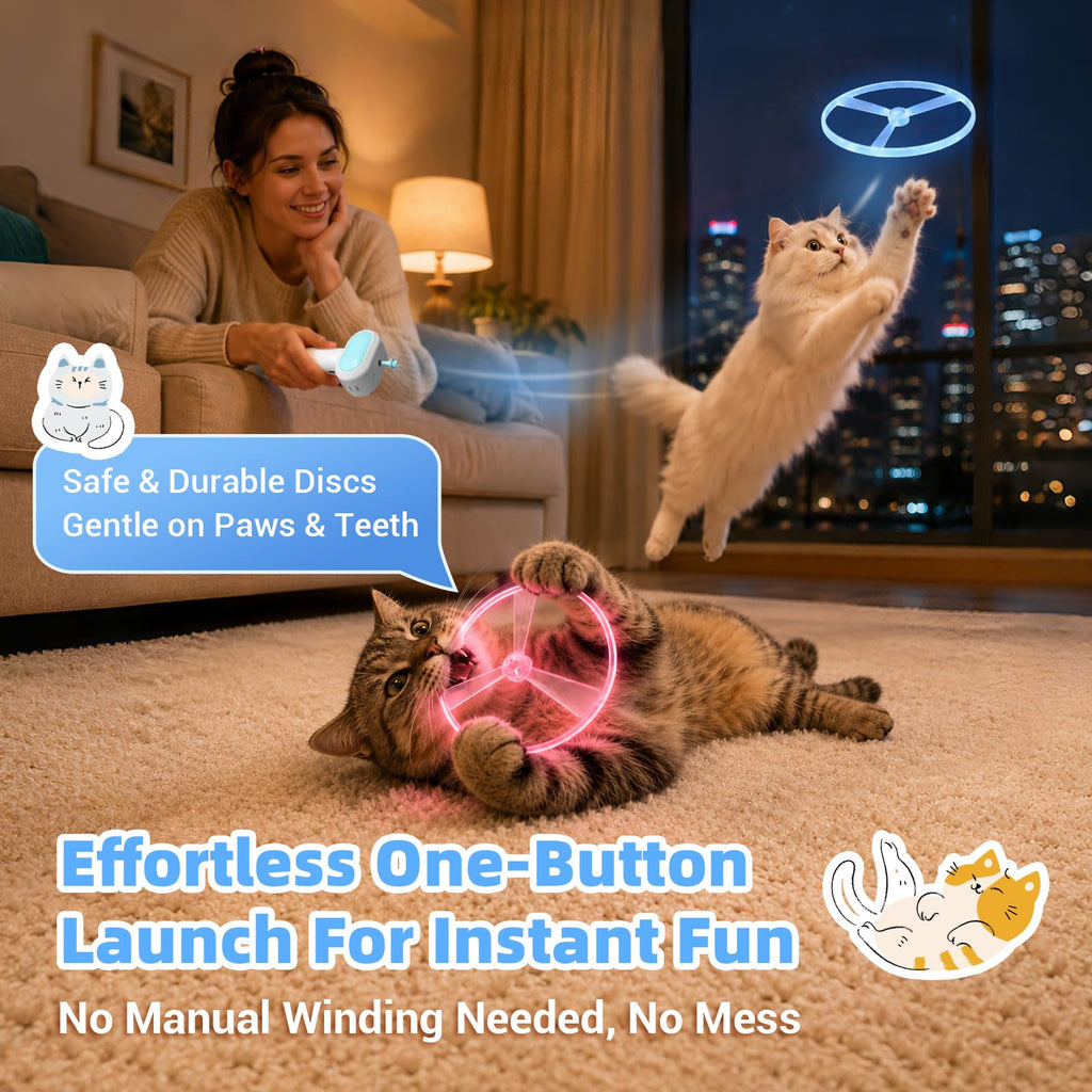 Engage your cat with the Cat Fetch Toy with Launcher from Curat Cart, ensuring 100% authentic fun and safety for paws. Available in India.