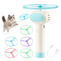 Premium imported Cat Fetch Toy with Launcher from Curat Cart, featuring colorful discs for active play and engagement.