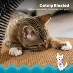 Discover the Catstages Scratch & Groom Cat Scratcher, specially curated by Curat Cart for feline enthusiasts. Perfect for your cat's grooming needs.