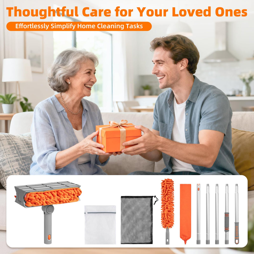 Ceiling Fan Cleaner Duster in official packaging, designed for effortless home cleaning. Available at Curat Cart.
