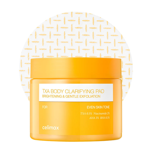 celimax TXA Body Clarifying Pad, 50 Pads | Deodorant Pad, Dark Underarms Treatment, Knee & Elbow, Strawberry Skincare, Gentle Exfoliating Body Scrub, Dark Spot Remover