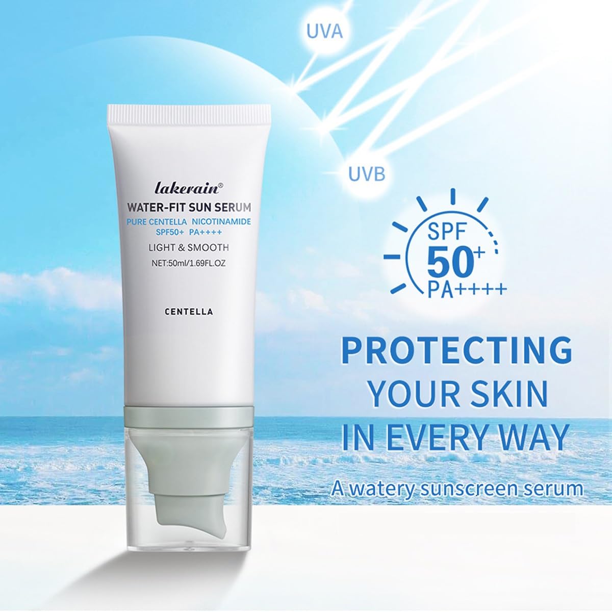 Centella Sunscreen SPF 50 offers 100% authentic protection against UV rays. Available in India at Curat Cart. Protecting your skin in every way.